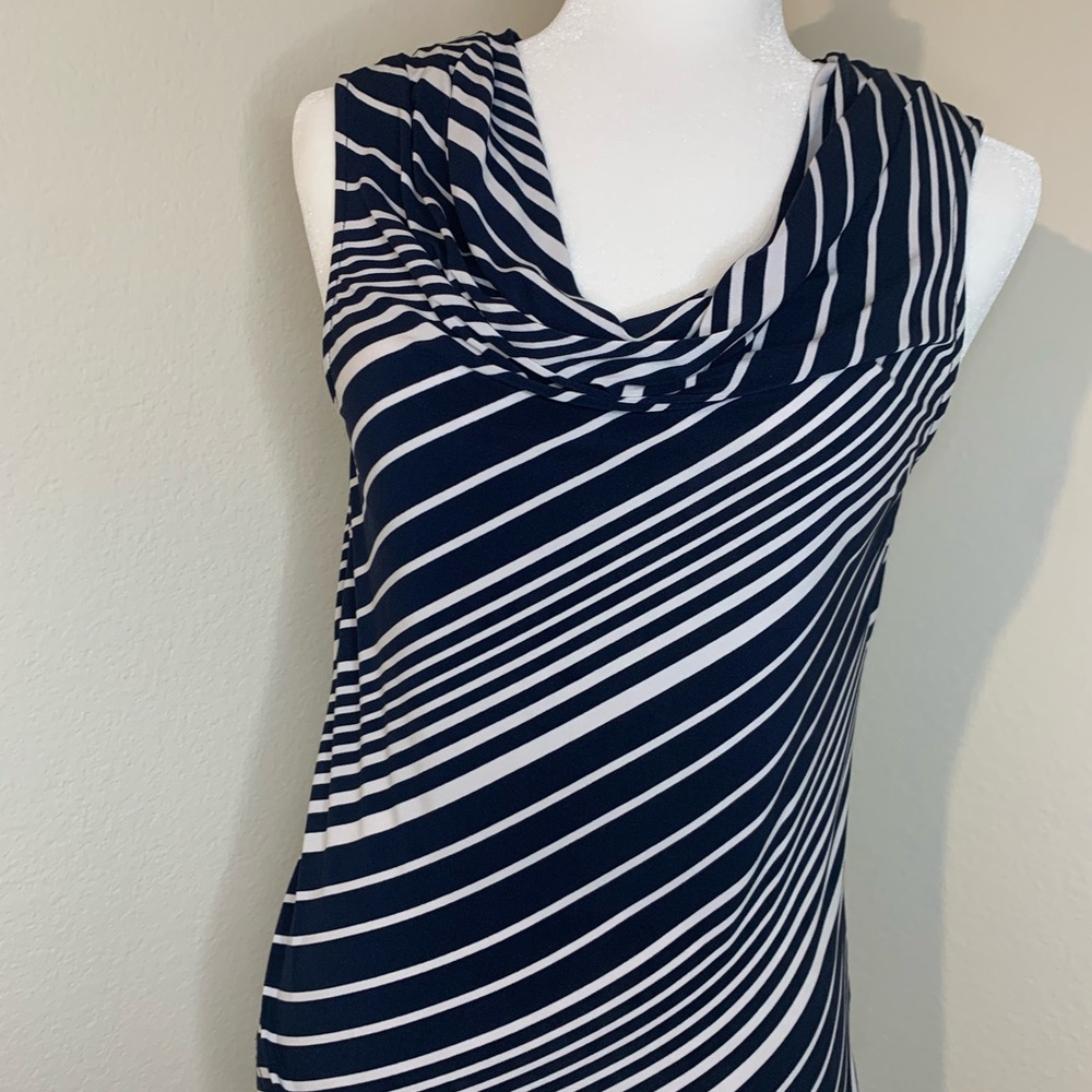 Chaps cowl neck sleeveless tank